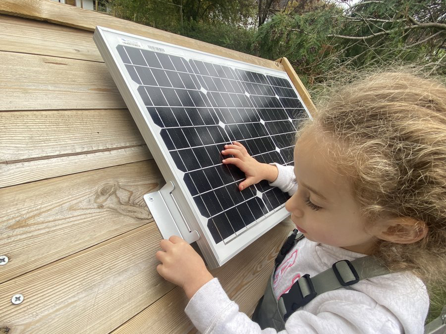 Solar Powered Kids Treehouse