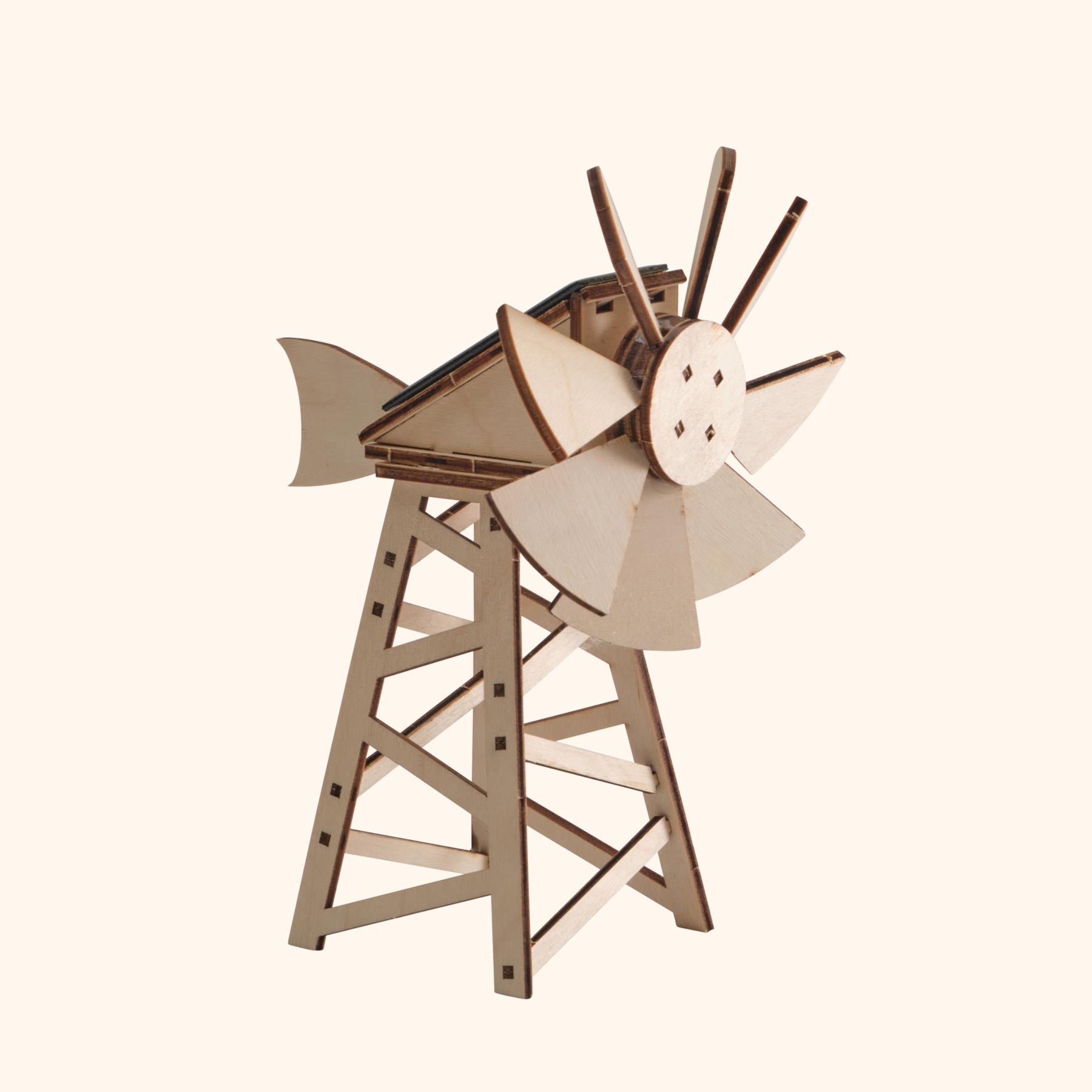Solar American Windmill Toy