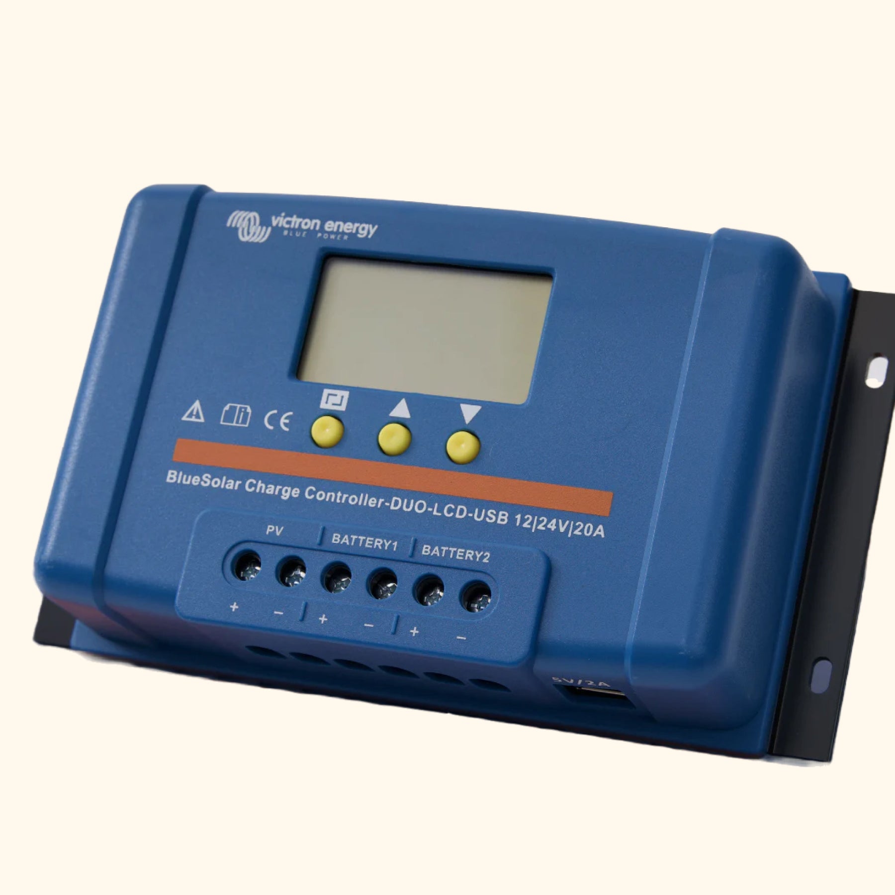 Blue Solar PWM Charge Controller 12/24V - 20A + USB