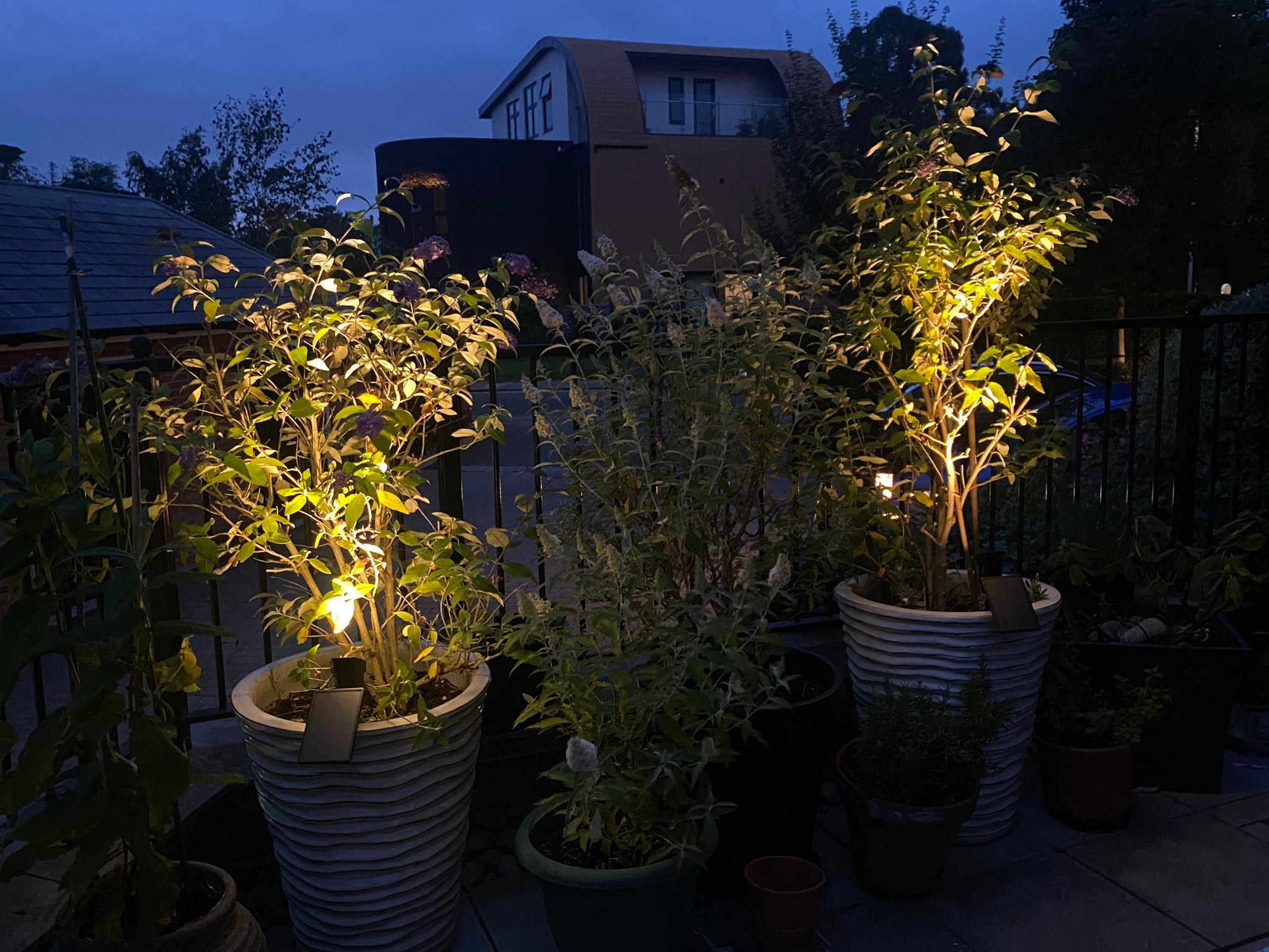 Solar Powered Garden Lights (Pair) Spot Lights