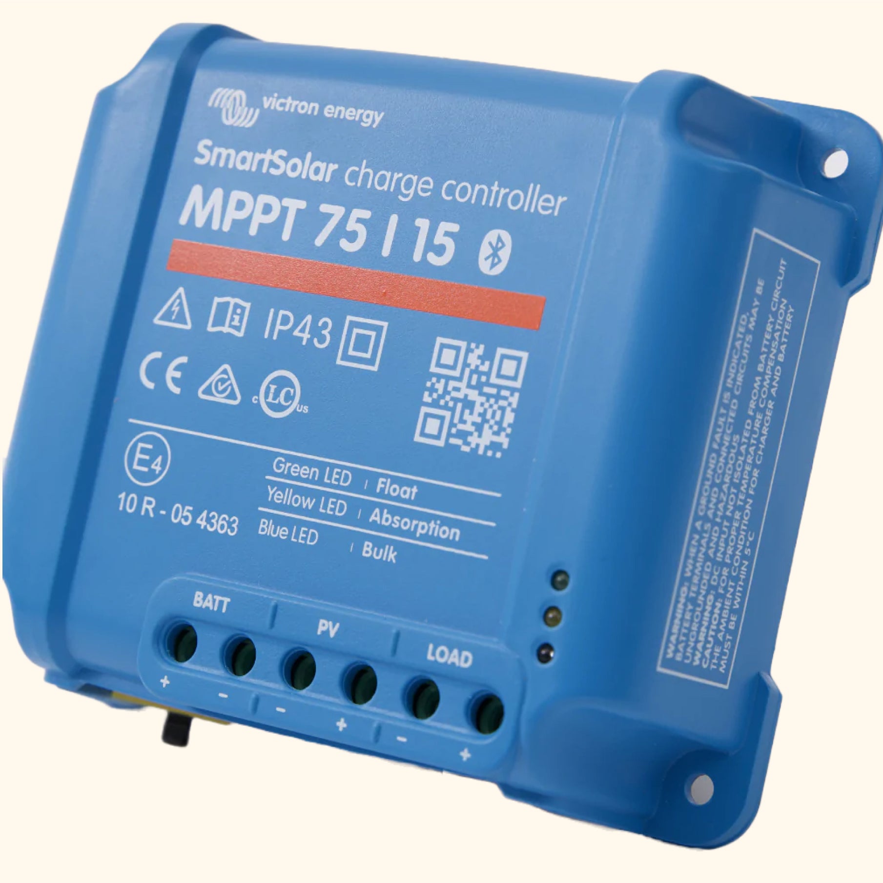 Smart MPPT Solar Charge Controller 75/15 With Bluetooth